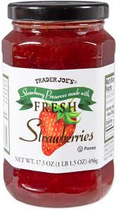 STRAWBERRY PRESERVES MADE WITH FRESH STRAWBERRIES 17.5 OZ #ROCK VALUE-ORDER BY  TUESDAY EVENING OCT 27 ARRIVING NOV 04    FOR DELIVERY#