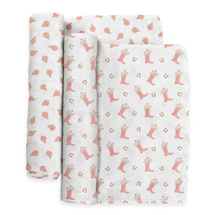 Swaddle Blanket Set - Bloomin' Boot