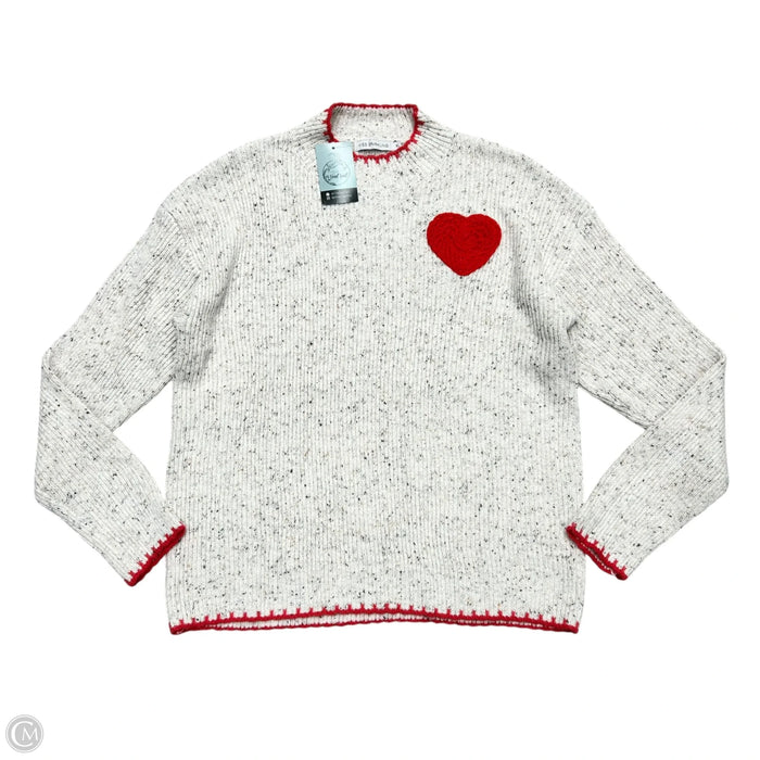 Sweater By Miss Sparkling In Grey & Red, Size: Xl