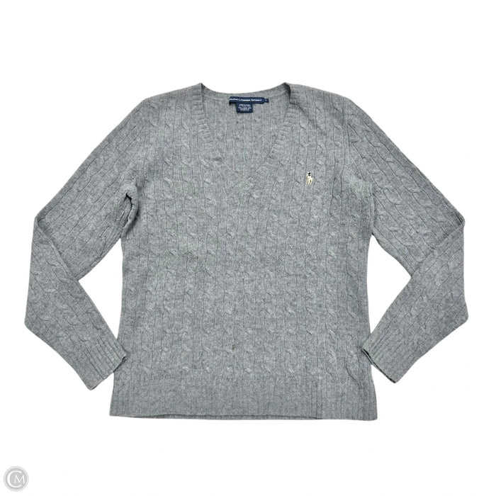 Sweater By Ralph Lauren Blue Label In Grey, Size: L