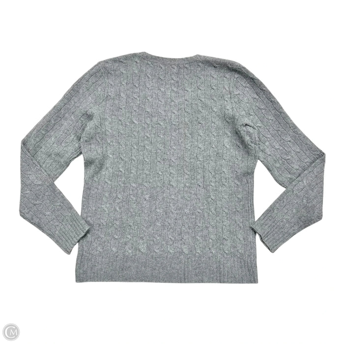 Sweater By Ralph Lauren Blue Label In Grey, Size: L