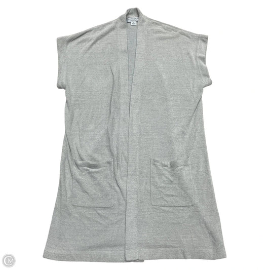 Sweater Cardigan By Barefoot Dreams In Grey, Size: S