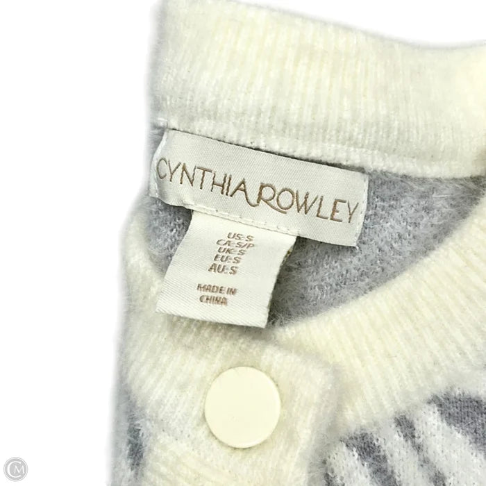 Sweater Cardigan By Cynthia Rowley In Zebra Print, Size: S