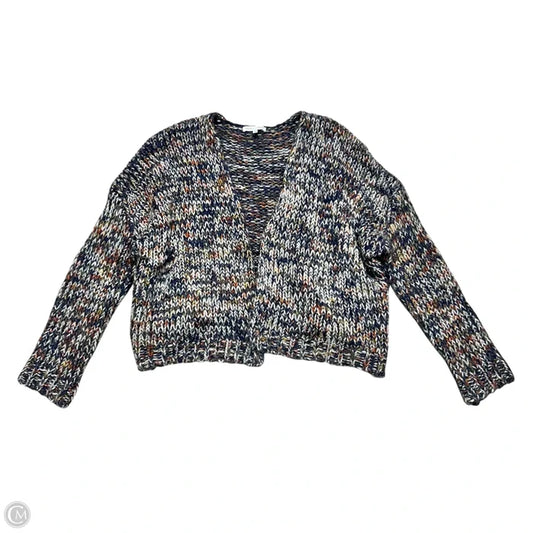 Sweater Cardigan By Woven Heart In Navy, Size: M