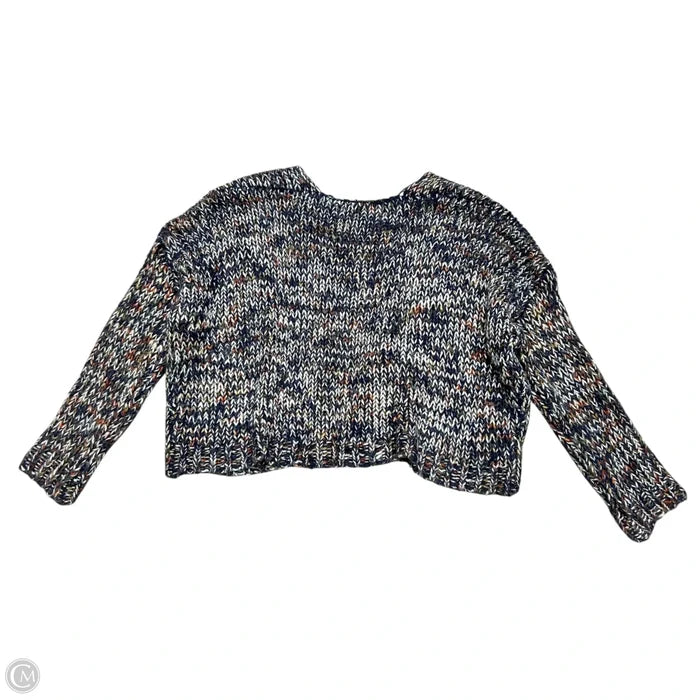 Sweater Cardigan By Woven Heart In Navy, Size: M