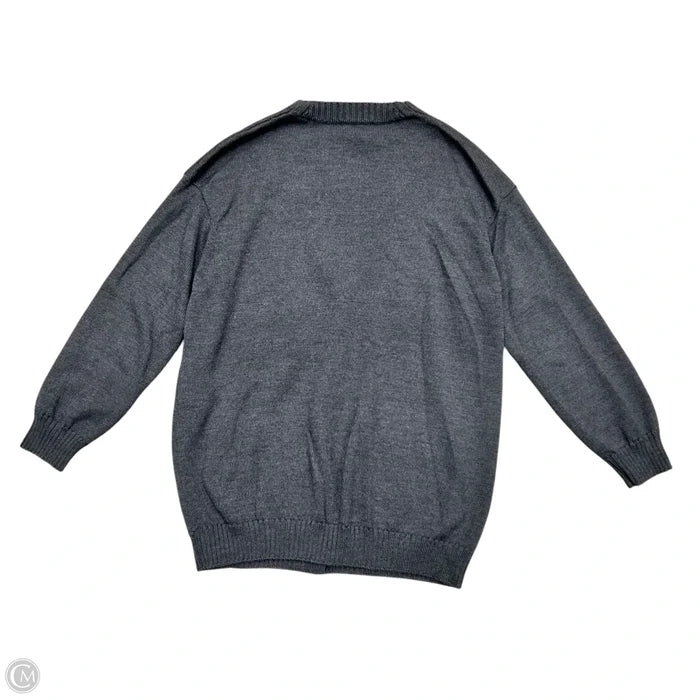 Sweater Cardigan Luxury Designer By Fendi In Grey, Size: S