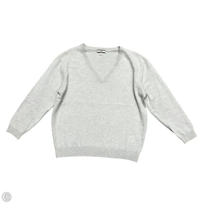Sweater Cashmere By J. Crew In Grey, Size: Xs