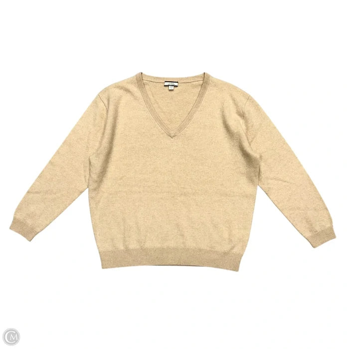 Sweater Cashmere By J. Crew In Tan, Size: Xxs