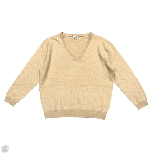 Sweater Cashmere By J. Crew In Tan, Size: Xxs