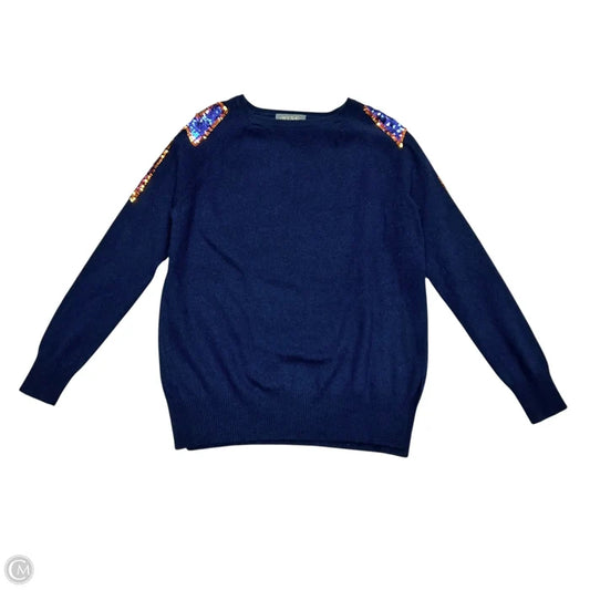 Sweater Cashmere By Wyse In Navy, Size: S