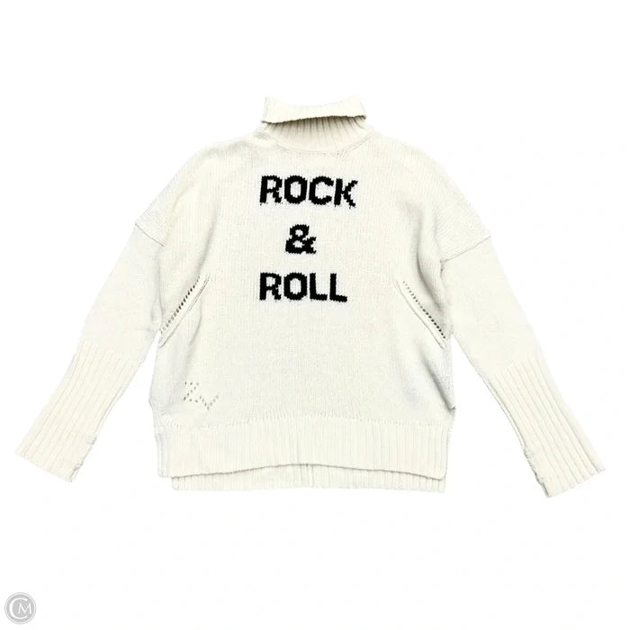 Sweater Designer By Zadig And Voltaire In Black & Cream, Size: S