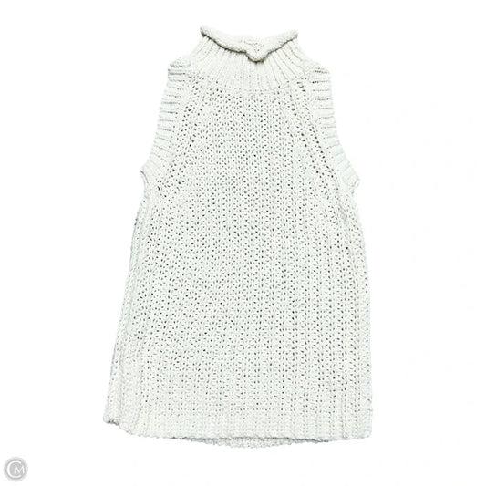 Sweater Short Sleeve By Moth In White, Size: Xs