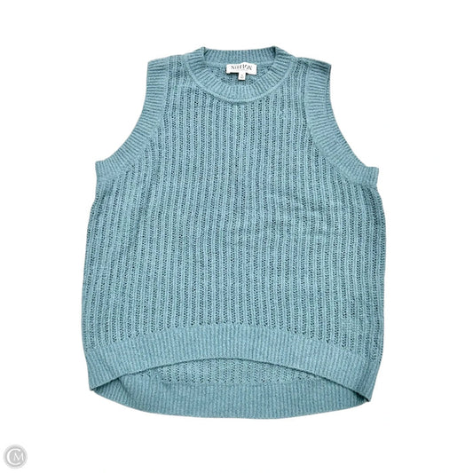 Sweater Short Sleeve By Nation Ltd In Blue, Size: S