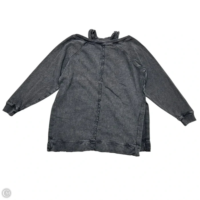 Sweatshirt Crewneck By Pilcro In Grey, Size: Xs
