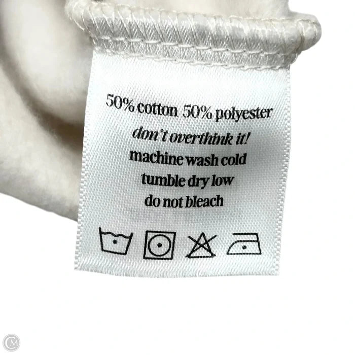 Sweatshirt Crewneck By See The Way I See In Off-White, Size: Xl