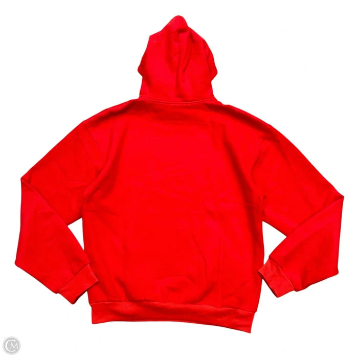 Sweatshirt Hoodie By Comfrt In Red, Size: Xl