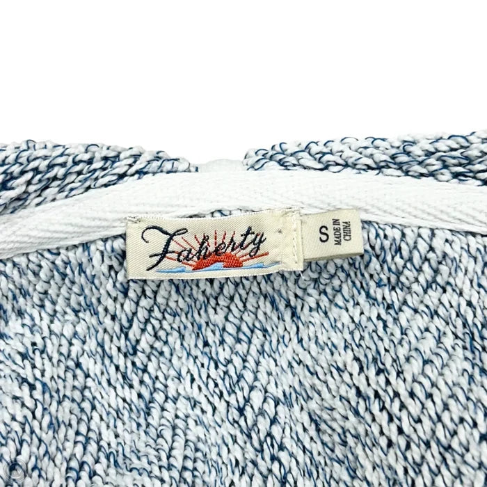 Sweatshirt Hoodie By Faherty In Blue, Size: S