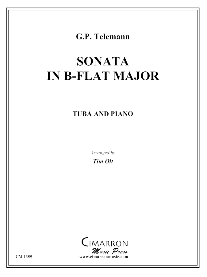 Telemann - Sonata in B-flat Major - Tuba and Piano