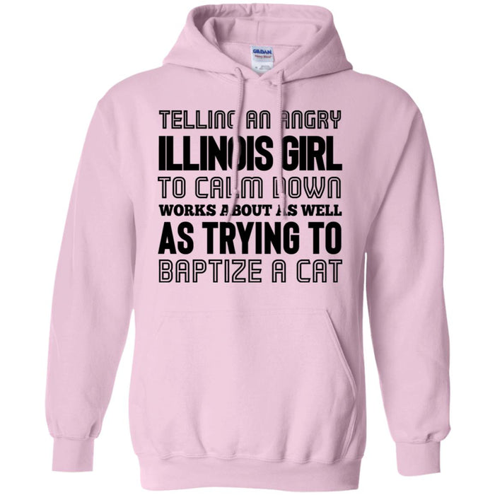 G185 Gildan Pullover Hoodie 8 oz. / Light Pink / S