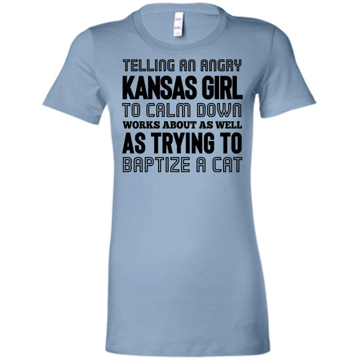 6004 Bella + Canvas Ladies' Favorite T-Shirt / Baby Blue / S