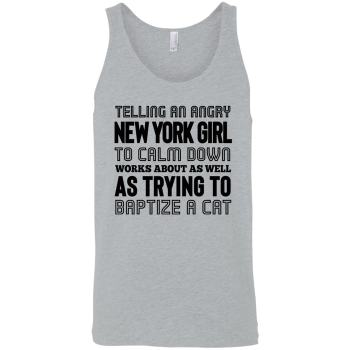 Telling An Angry New York Girl Hoodie - Hoodie Teezalo