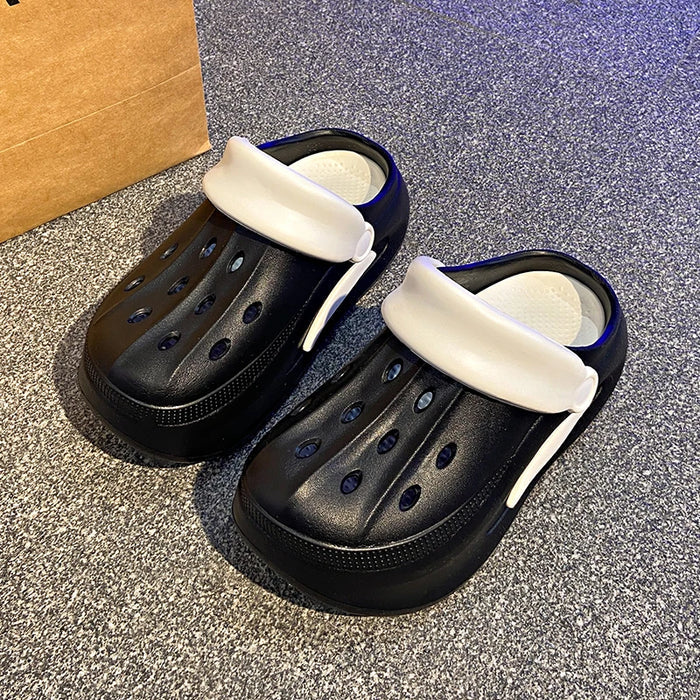Thick-Soled Toe-Toe Shoes and Slippers