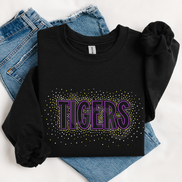 Tigers Scatter Snow Font SPANGLE TRANSFER