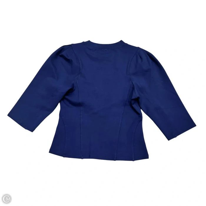 Top 3/4 Sleeve By Anthropologie In Blue, Size: Xs