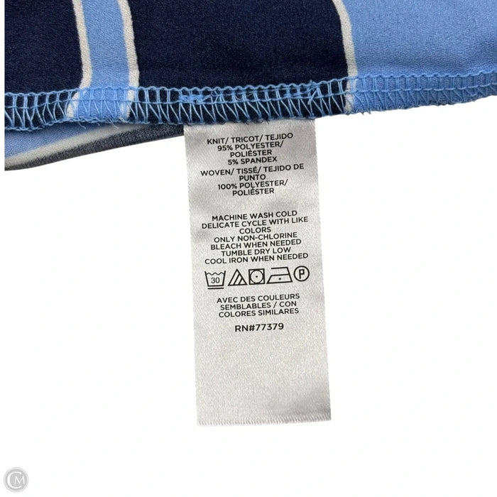 Top Long Sleeve By Ann Taylor In Blue, Size: Xxl