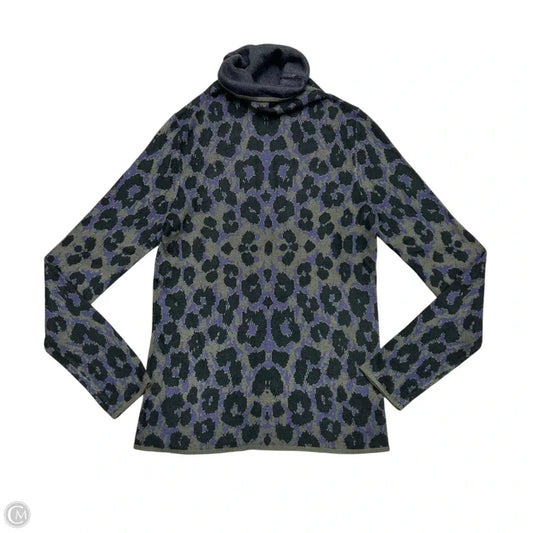 Top Long Sleeve By Anthropologie In Black & Green, Size: Xs