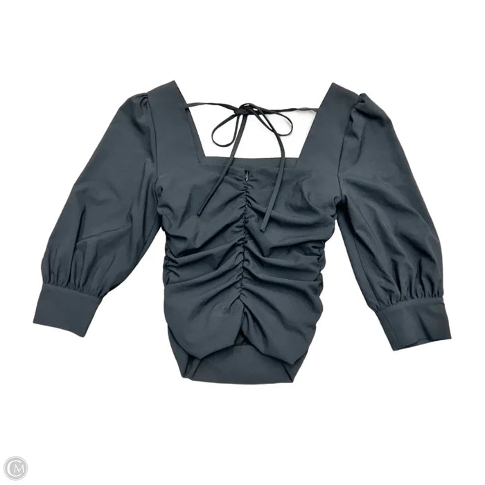 Top Long Sleeve By Cinq A Sept In Grey, Size: M