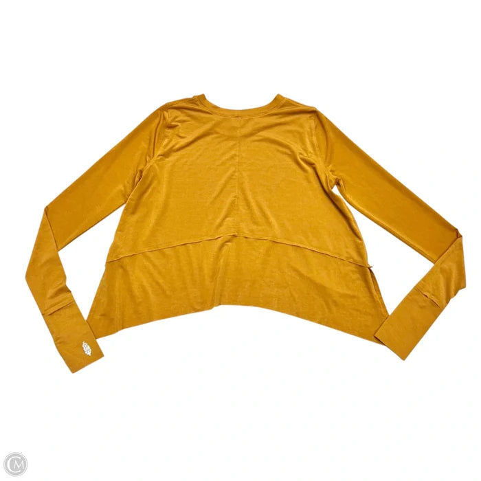 Top Long Sleeve By Free People In Orange, Size: Xs
