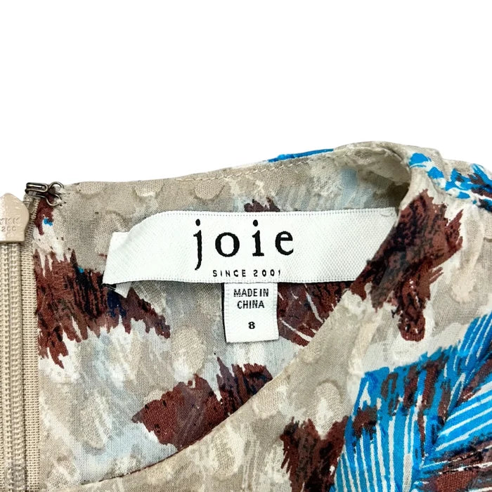 Top Long Sleeve By Joie In Blue & Brown, Size: M