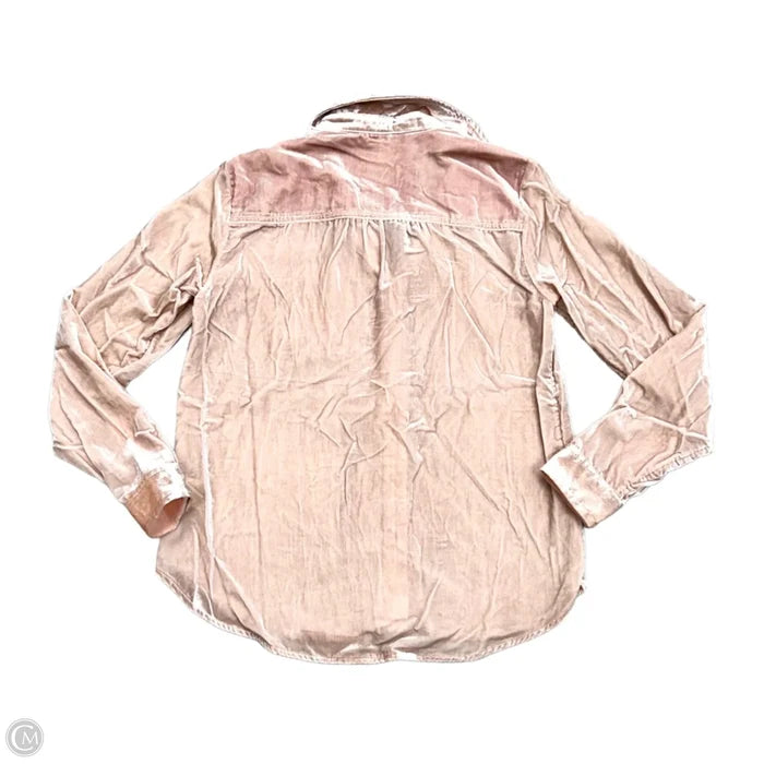 Top Long Sleeve By Maeve In Pink, Size: Xs