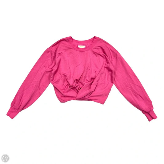Top Long Sleeve By Maeve In Pink, Size: Xxs