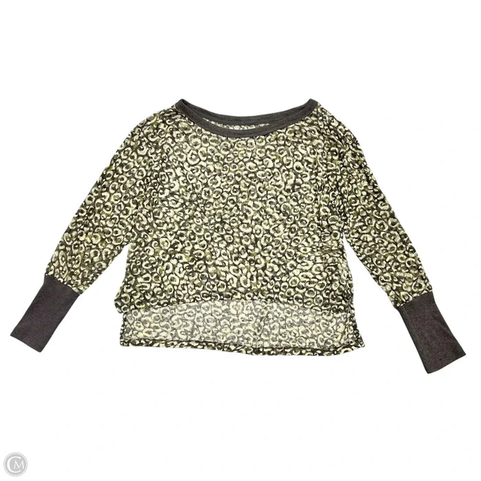 Top Long Sleeve By Pilcro In Animal Print, Size: L