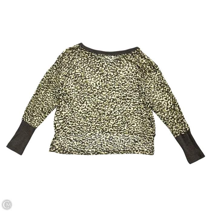 Top Long Sleeve By Pilcro In Animal Print, Size: L