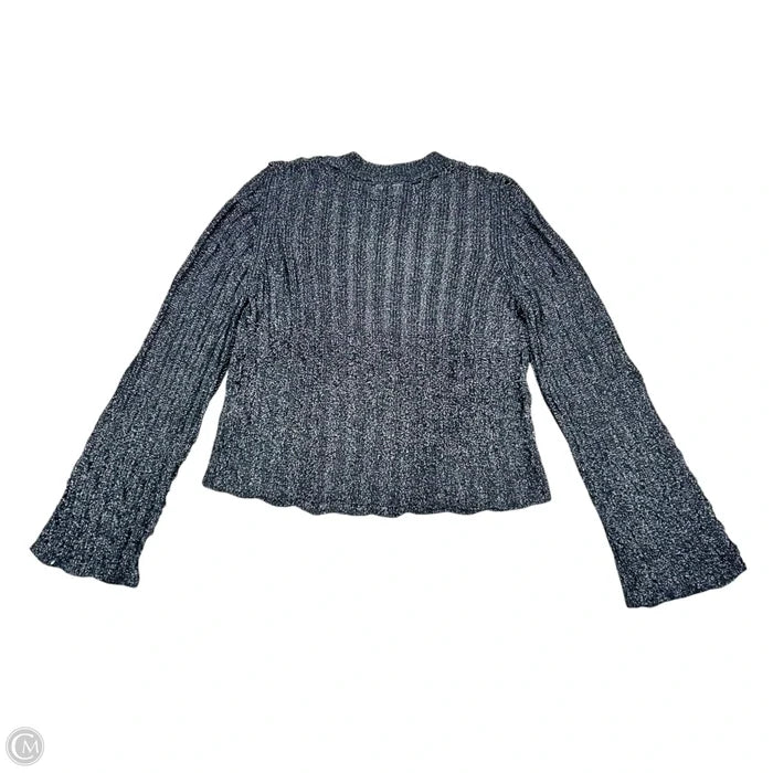 Top Long Sleeve By Pilcro In Silver, Size: S