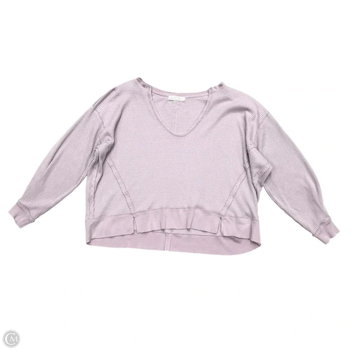 Top Long Sleeve By We The Free In Mauve, Size: Xs