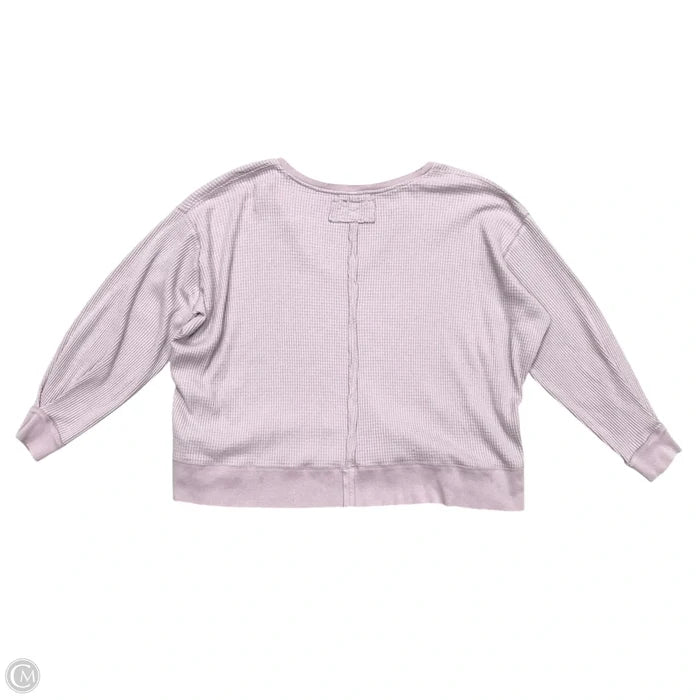 Top Long Sleeve By We The Free In Mauve, Size: Xs