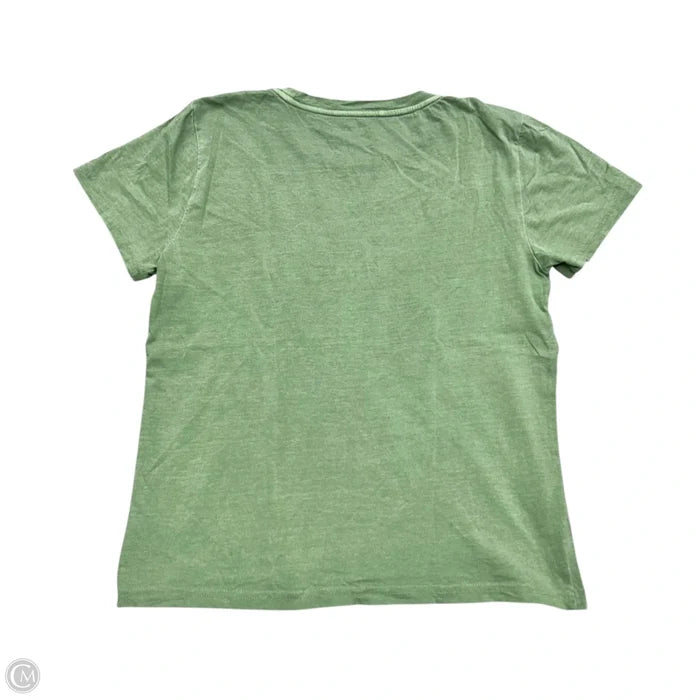 Top Short Sleeve By Lucky Brand In Green, Size: S