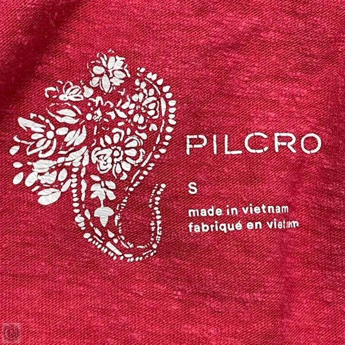 Top Short Sleeve By Pilcro In Pink & Red, Size: S