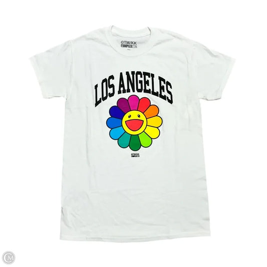 Top Short Sleeve By Takashi Murakami In White, Size: S