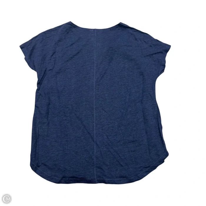Top Short Sleeve Designer By Lilly Pulitzer In Navy, Size: Xl