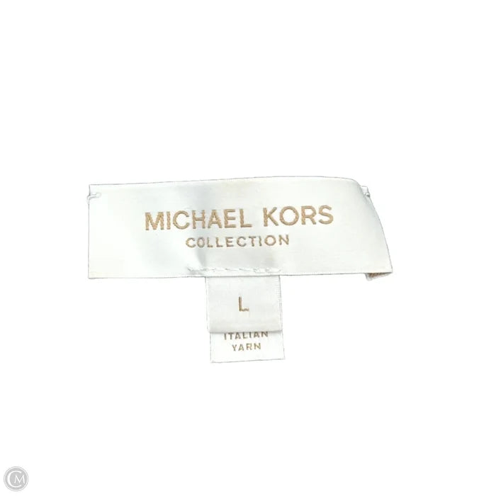 Top Short Sleeve Designer By Michael Kors Collection In Black Denim, Size: L