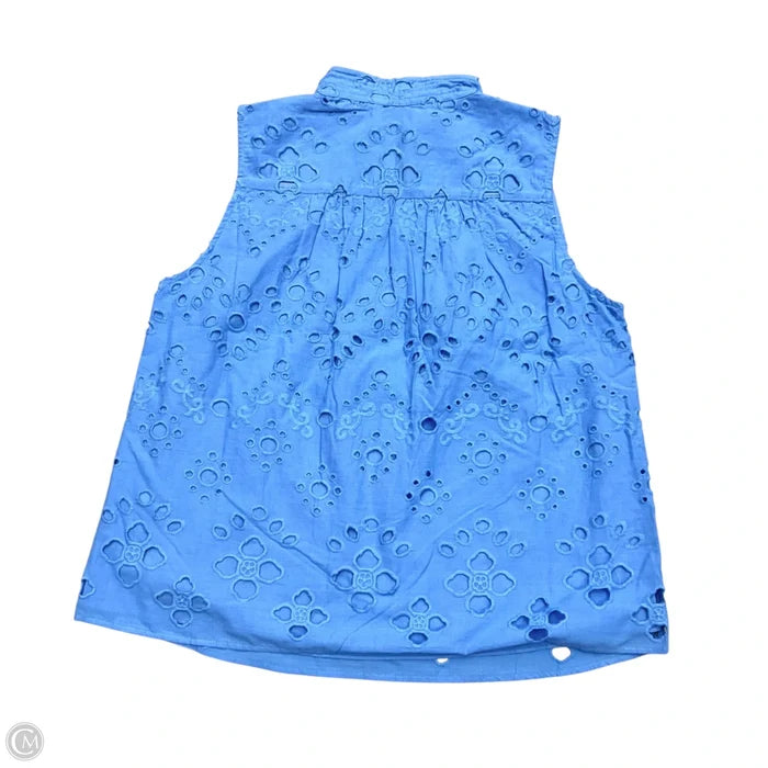 Top Sleeveless By Figue In Blue, Size: M