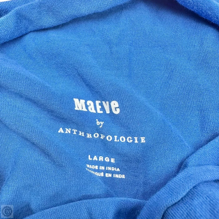 Top Sleeveless By Maeve In Blue, Size: L