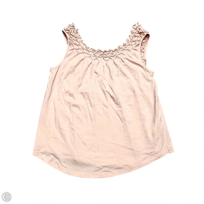 Top Sleeveless By Maeve In Pink, Size: S