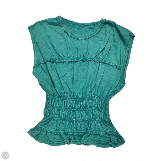 Top Sleeveless By Pilcro In Teal, Size: S