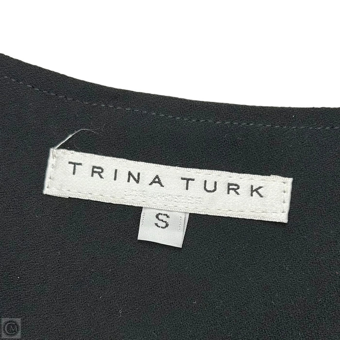 Top Sleeveless By Trina Turk In Black, Size: S